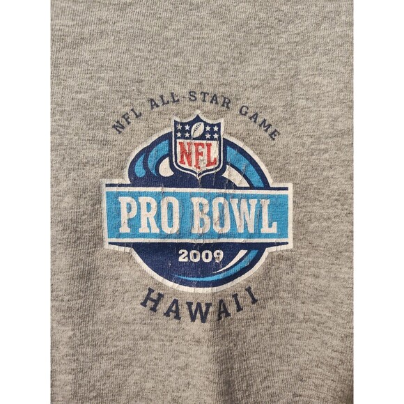 Reebok Pro Bowl 2009 Adult Gray Small T Shirt Aloha Stadium Hawaii NFC AFC - Picture 5 of 13